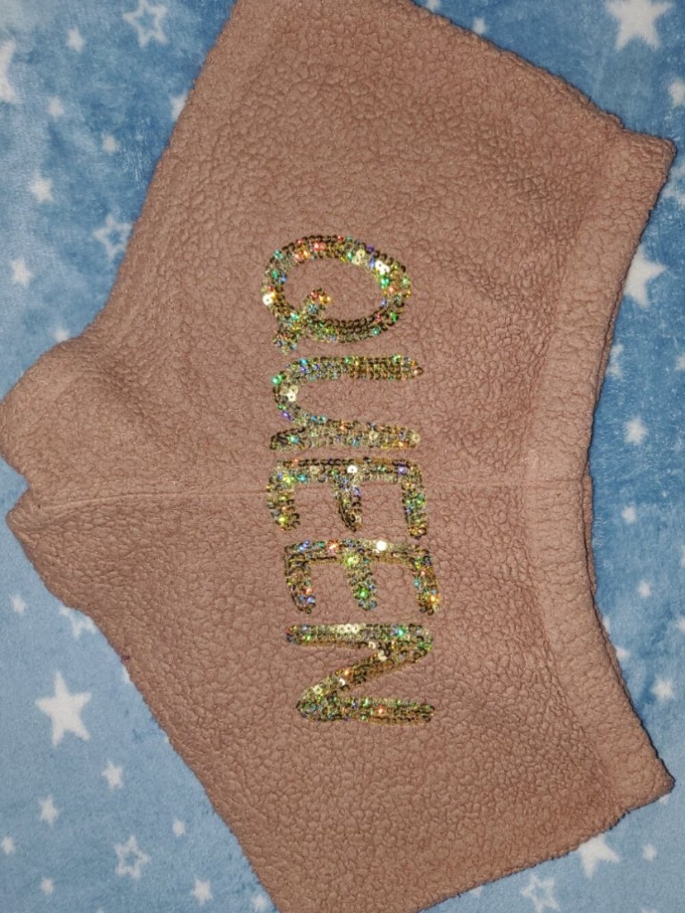 sz M lounge shorts "queen"